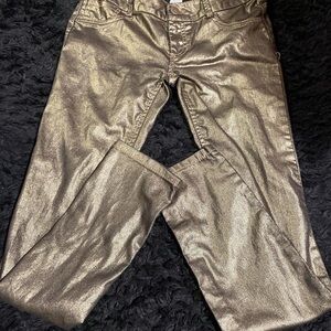 Mudd Shimmering Gold Jeans